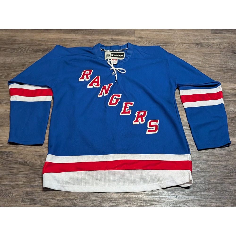 Reebok NY Rangers Martin St Louis 26 Hockey Jersey Blue Mens 54 Made in Canada